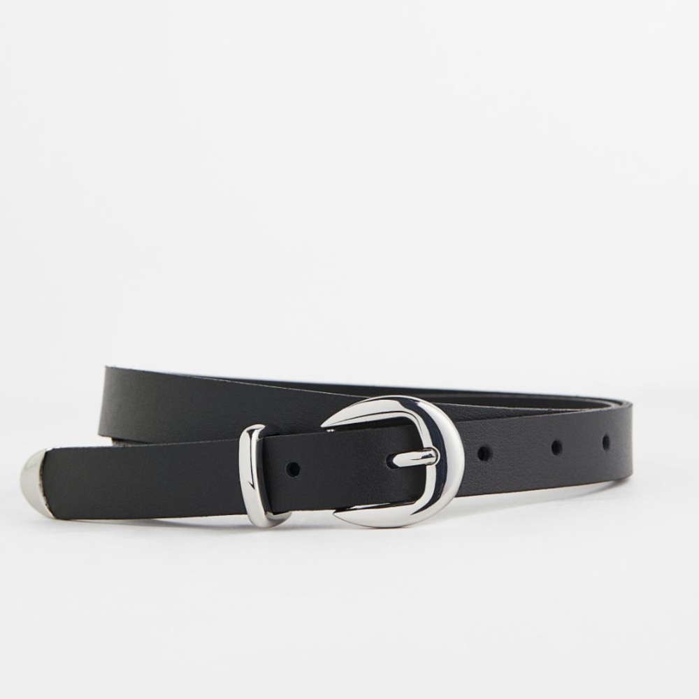 Black Leather Belt. Brand new!